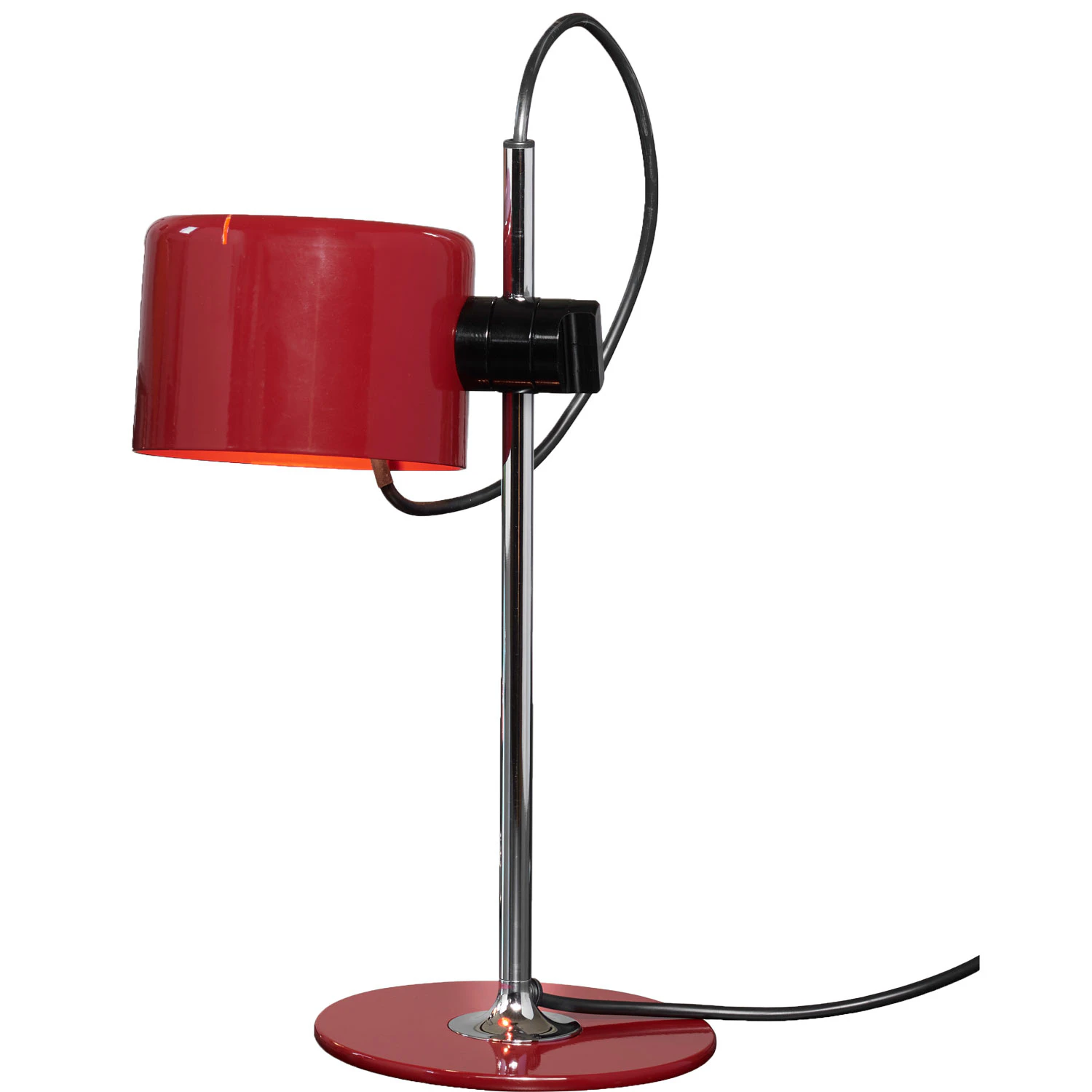 Oluce Mini Coupé 2201 Bordslampa Scarlet Red - Bordslampor Aluminium Scarlet Red - L2201 RO