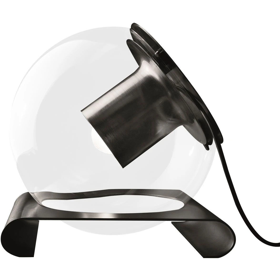 Oluce The Globe 228 Bordslampa Nickel - Bordslampor Glas Nickel - L0228 TR