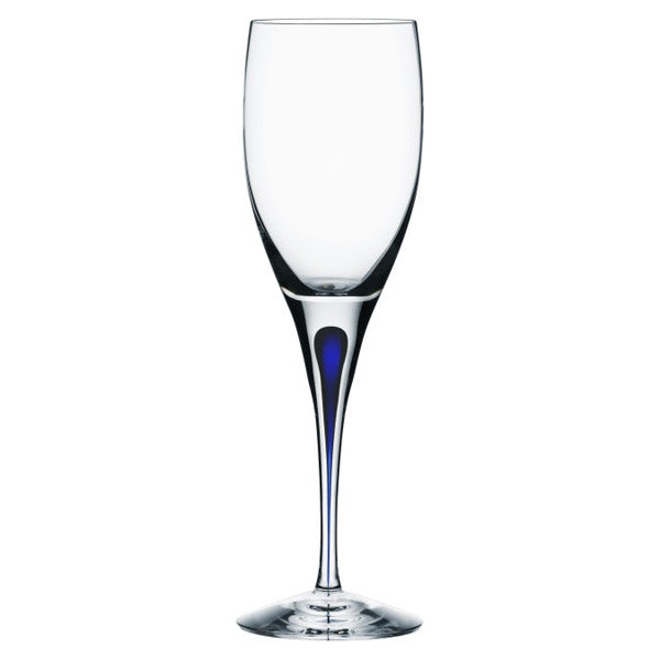Orrefors Intermezzo Bl&aring; Vitvinsglas 19 Cl - Vinglas Munbl&aring;st Glas Klar - 6257416