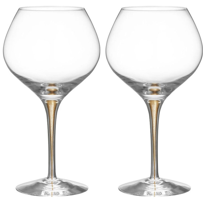 Intermezzo Vinglas Bouquet 2-pack 70 cl, Guld