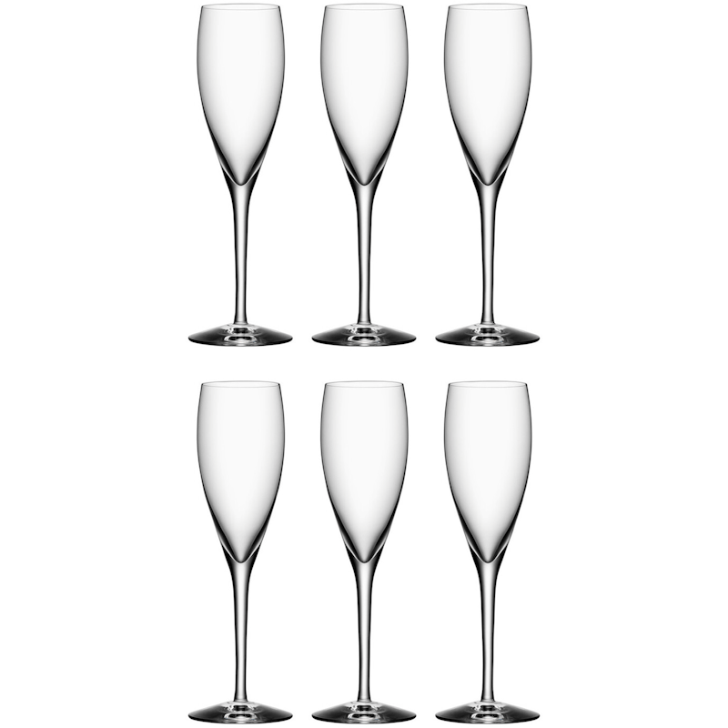More Champagneglas 18 cl, 6-pack