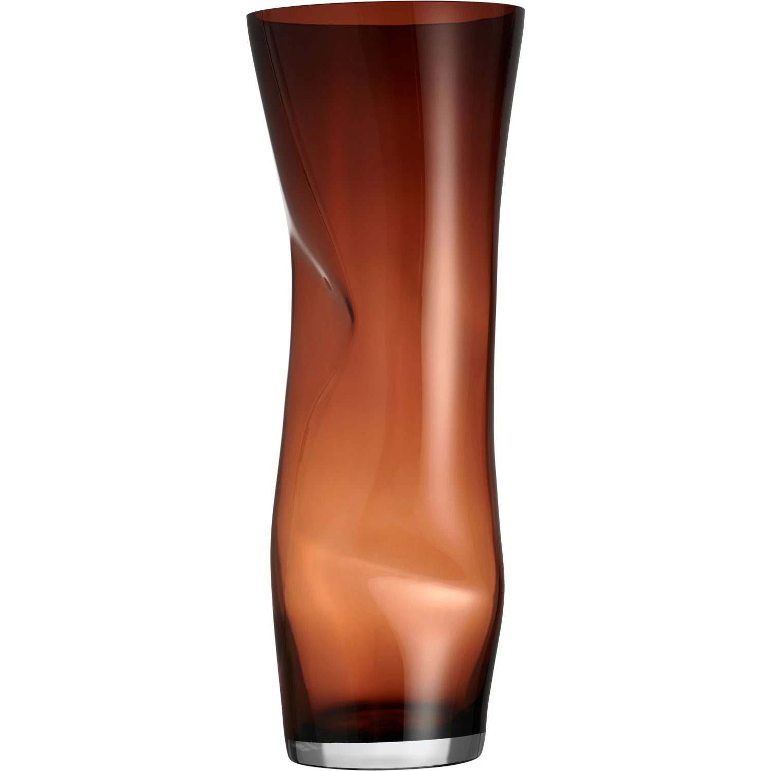 Orrefors Squeeze Vas 50 Cm Sunset Brown - Vaser Glas Brun - 6562034