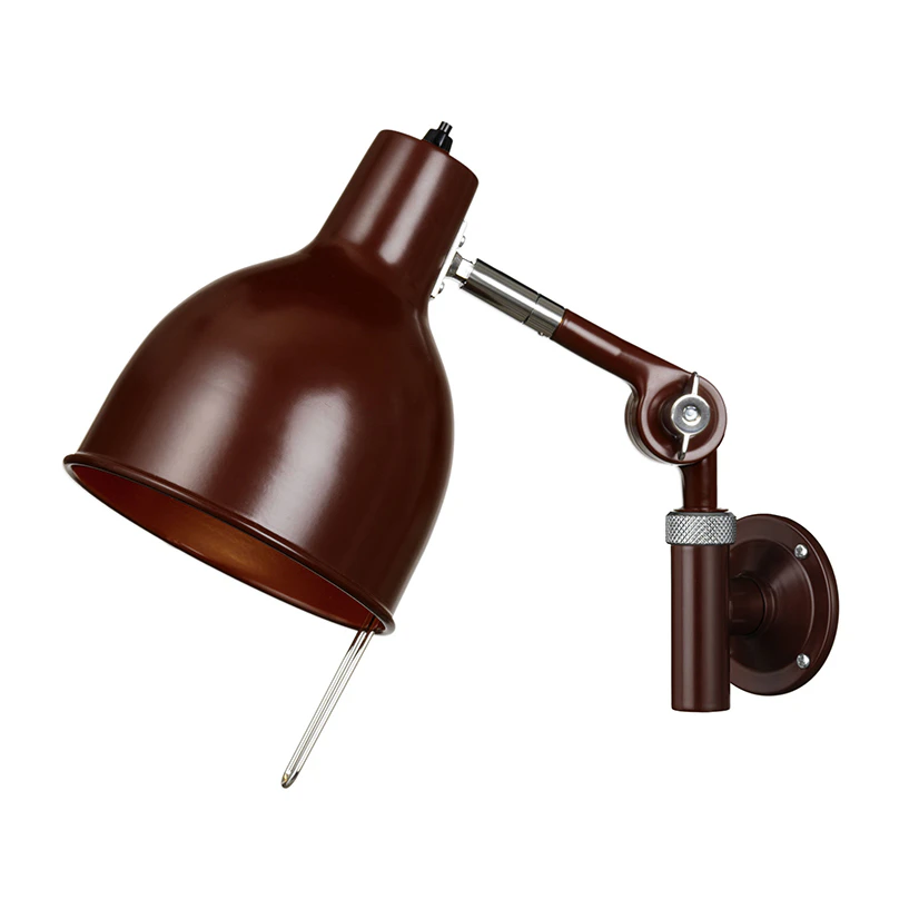 Örsjö Belysning Pj71 Vägglampa (Sladd) Röd - Vägglampor Lackerad Metall Röd - PJ71-06