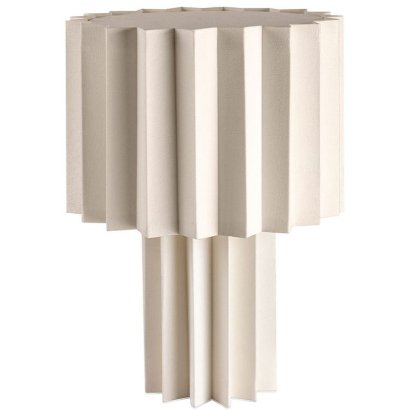 Plissé White Edition Bordslampa