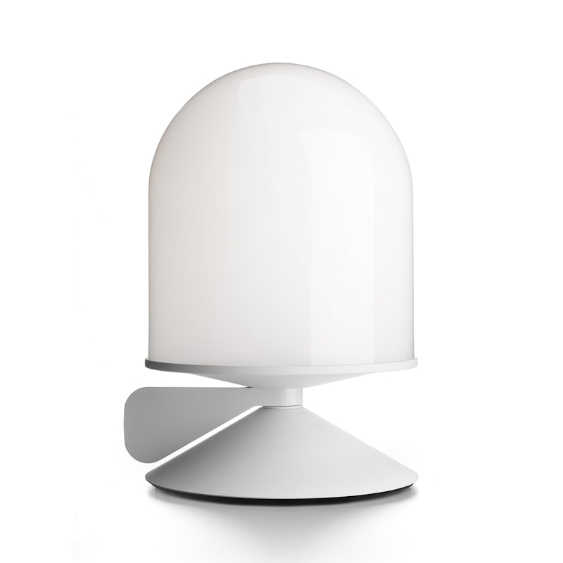 Vinge Bordslampa, Vit/Opalglas