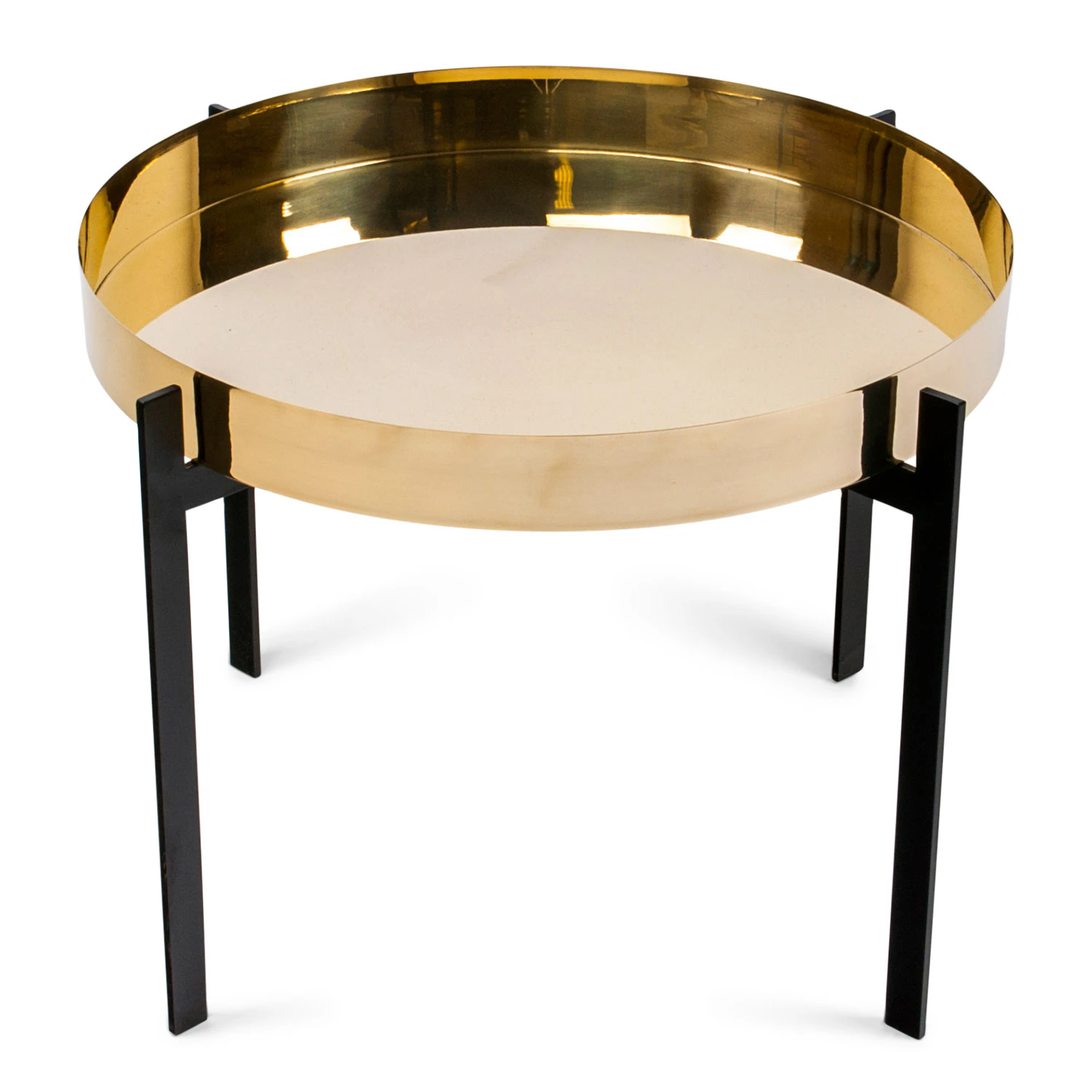 Ox Denmarq Single Deck Bord Svart Underrede - Soffbord M&auml;ssing - OX31102-61