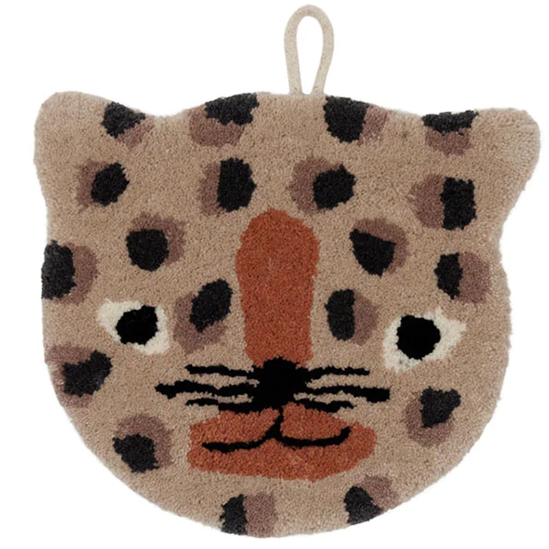 Leopard Miniature Väggdekoration