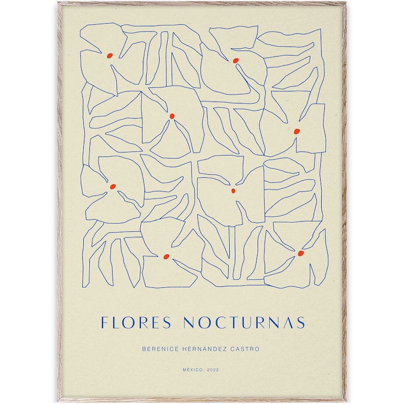 Flores Nocturnas 01 Poster 30x40 cm