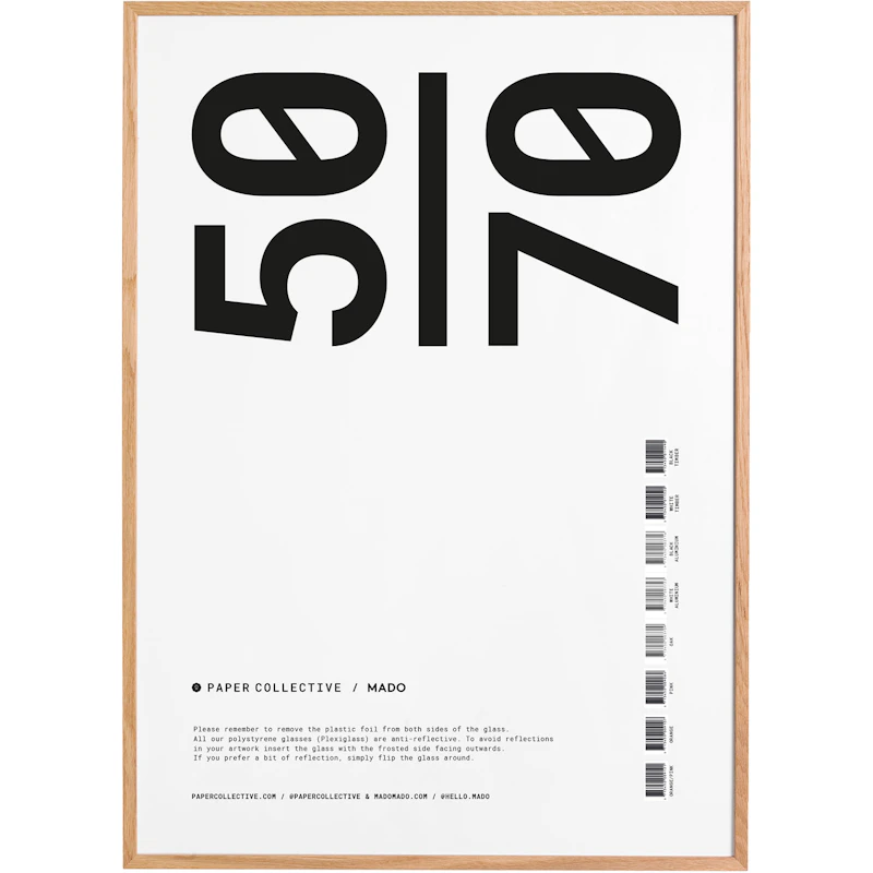 Ram Solid Oak 50x70 cm