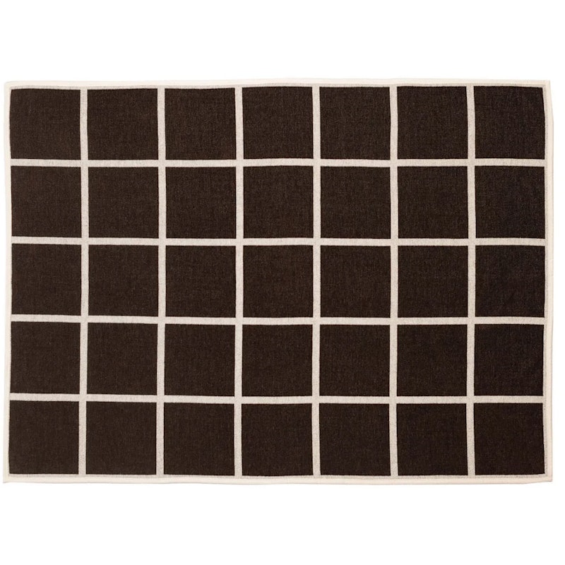 Criss Filt 140x200 cm, Mörkbrun