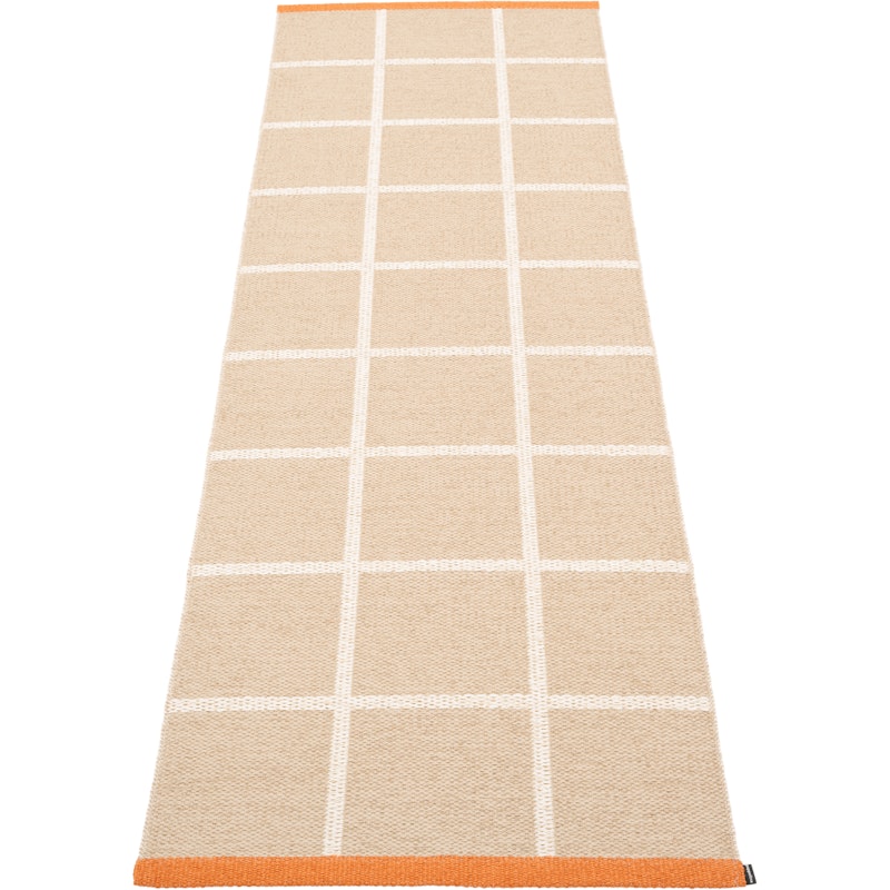 Criss Plastmatta Beige / Vanilla / Pale Orange, 70x225 cm