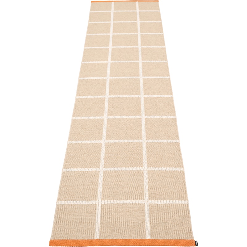 Criss Plastmatta Beige / Vanilla / Pale Orange, 70x300 cm