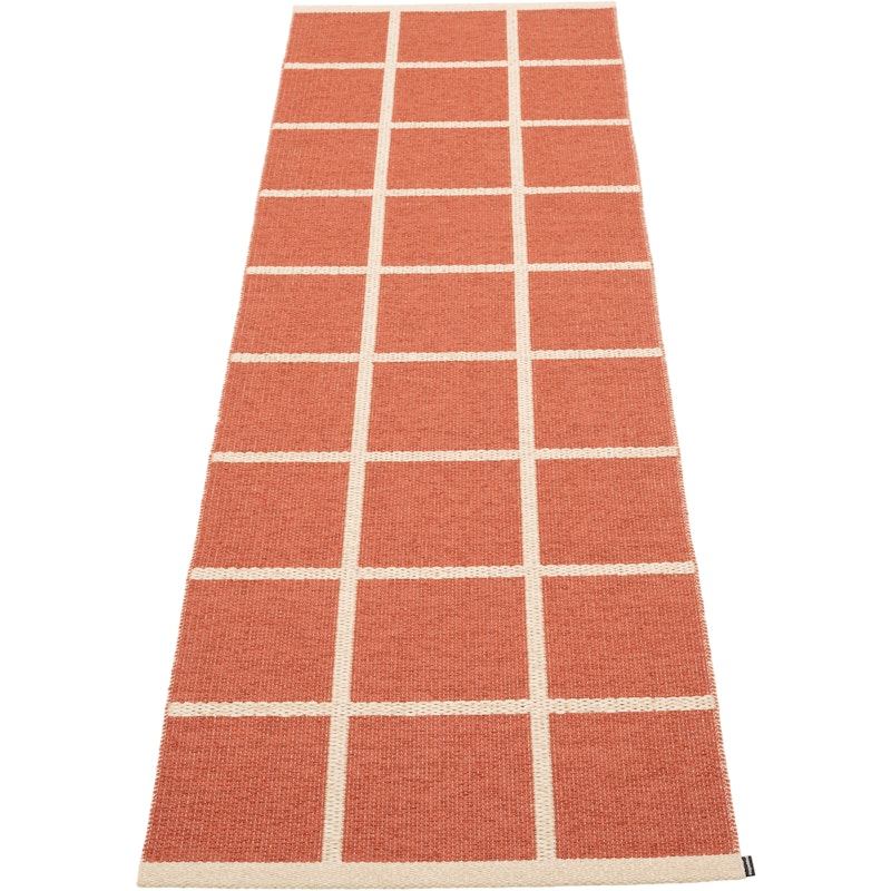 Criss Plastmatta Brick / Cream, 70x225 cm