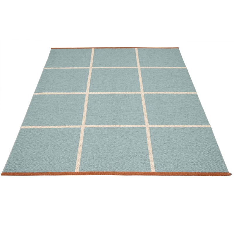 Criss Plastmatta Haze / Cream / Rust, 180x260 cm