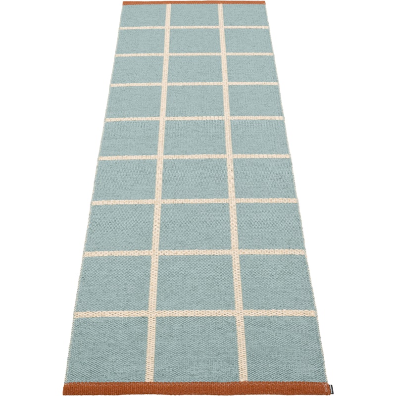 Criss Plastmatta Haze / Cream / Rust, 70x225 cm