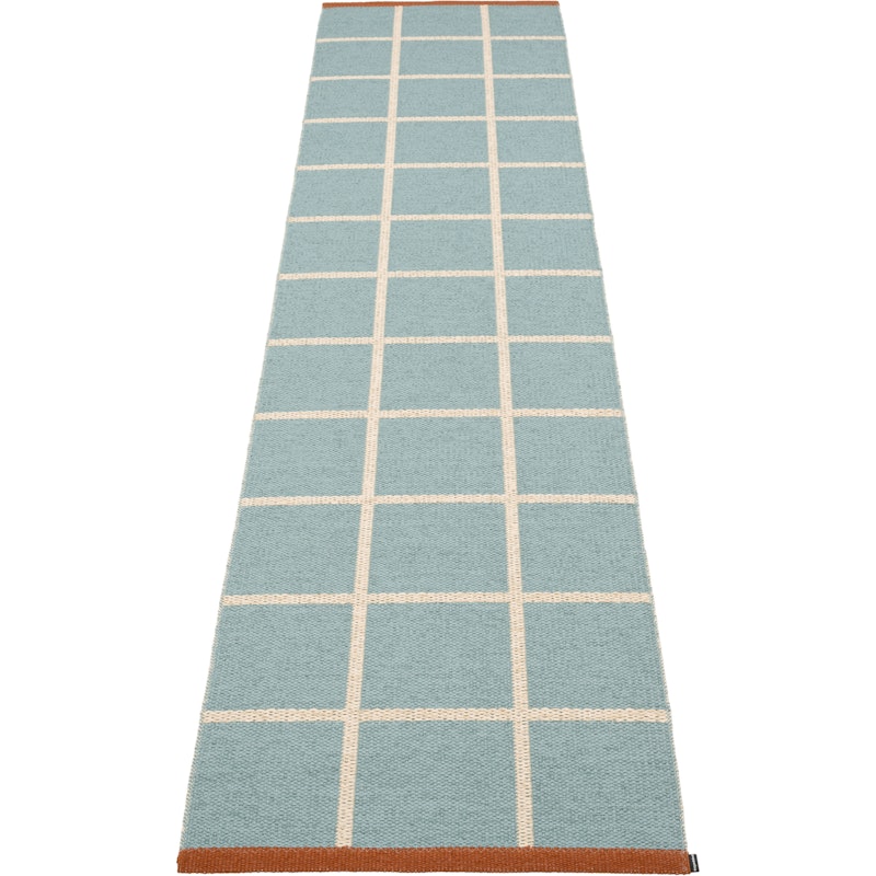 Criss Plastmatta Haze / Cream / Rust, 70x300 cm