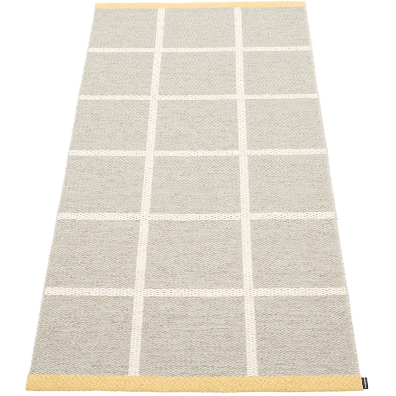 Criss Plastmatta Linen / Vanilla / Pale Yellow, 70x150 cm