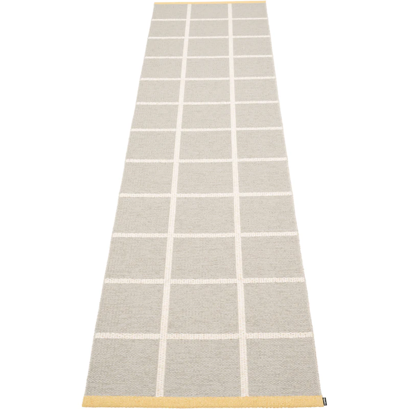 Criss Plastmatta Linen / Vanilla / Pale Yellow, 70x300 cm