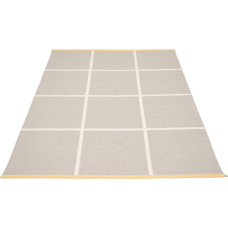 Criss Plastmatta Linen / Vanilla / Pale Yellow, 180x260 cm