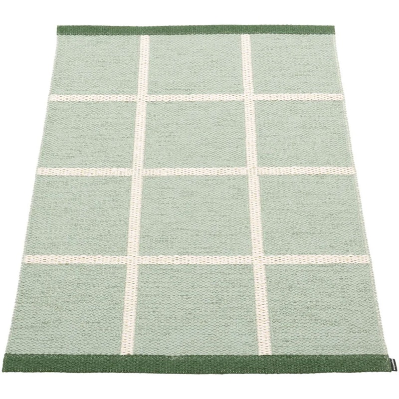 Criss Pop Plastmatta 70x100 cm, Misty Mint / Vanilla / Leaf