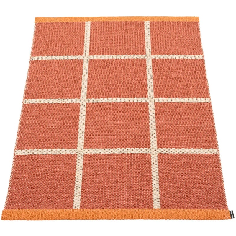 Criss Pop Plastmatta 70x100 cm, Brick / Cream / Pale Orange