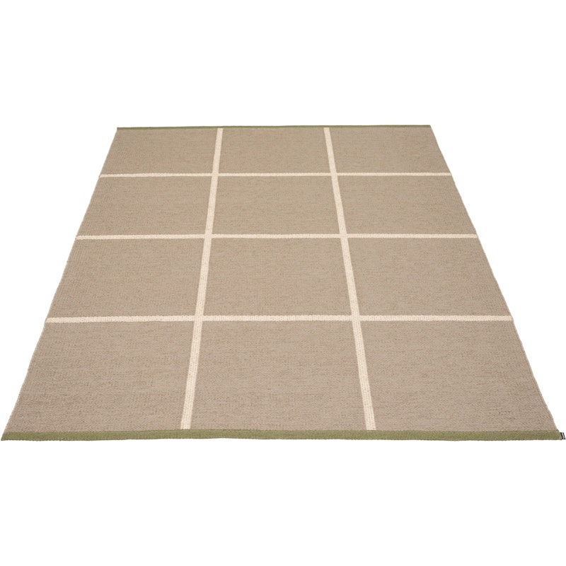 Criss Plastmatta Potato / Cream / Pine, 180x260 cm
