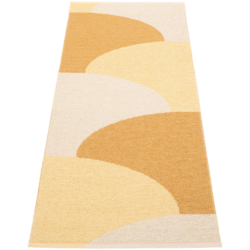 Hill Matta 70x180 cm, Ochre / Pale Yellow / Cream