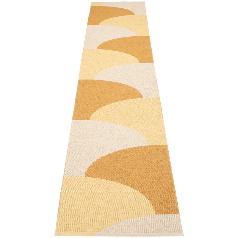 Hill Matta 70x360 cm, Ochre / Pale Yellow / Cream