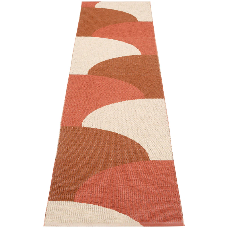 Hill Matta 70x270 cm, Brick / Rust / Cream