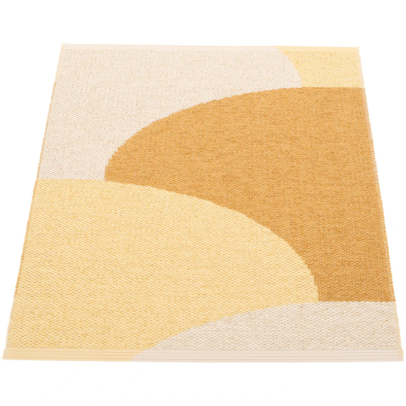 Hill Matta 70x90 cm, Ochre / Pale Yellow / Cream