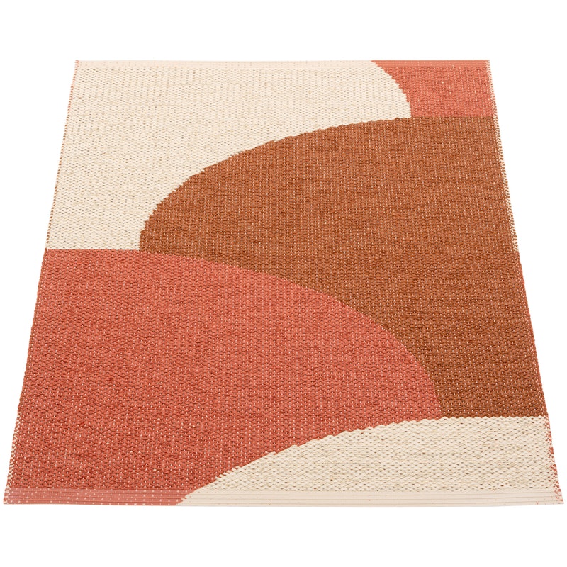 Hill Matta 70x90 cm, Brick / Rust / Cream