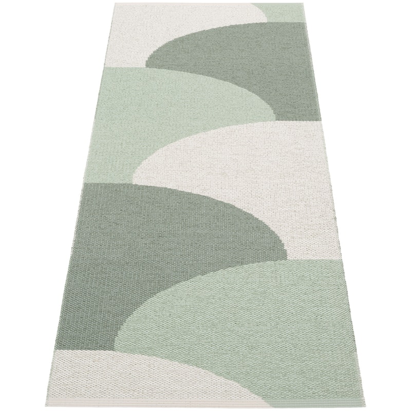 Hill Matta 70x180 cm, Army / Misty Mint / Fossil Grey