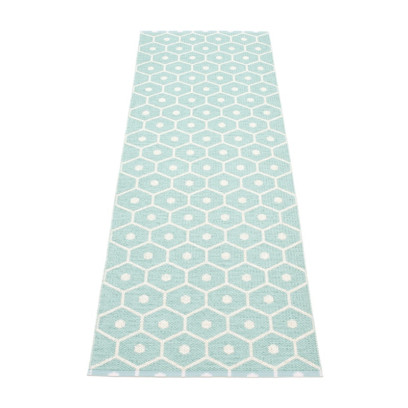 Honey Matta 70x225 cm, Pale Turquoise/Vanilla