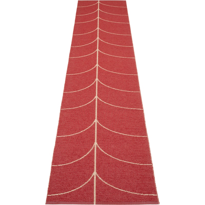 Leif Plastmatta Berry / Beige, 70x360 cm