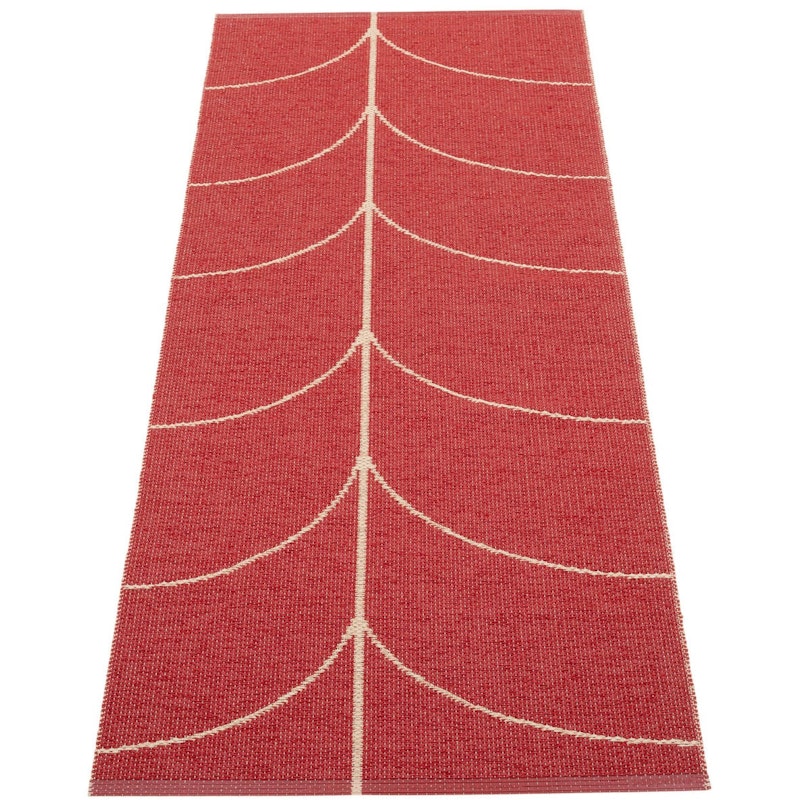 Leif Plastmatta Berry / Beige, 70x90 cm