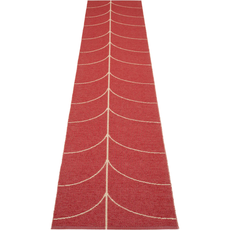 Leif Plastmatta Berry / Beige, 70x360 cm