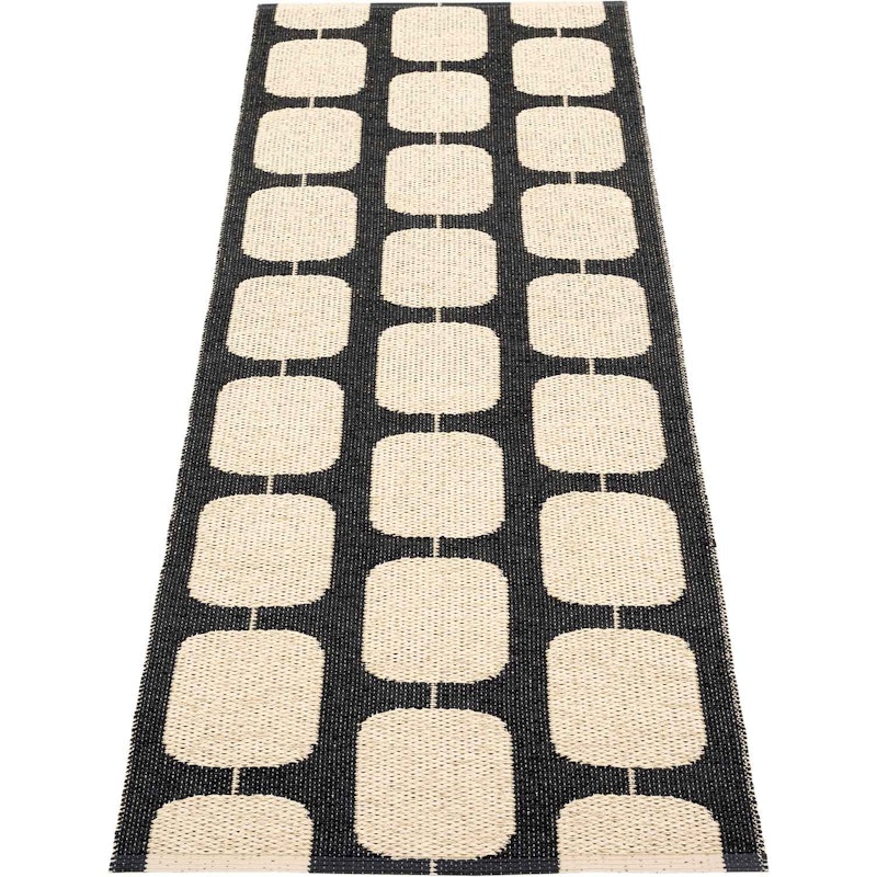 Sten Matta 70x200 cm, Black / Cream