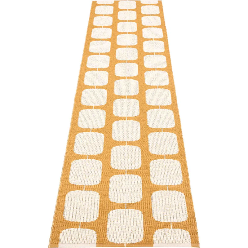 Sten Matta 70x300 cm, Ochre / Vanilla