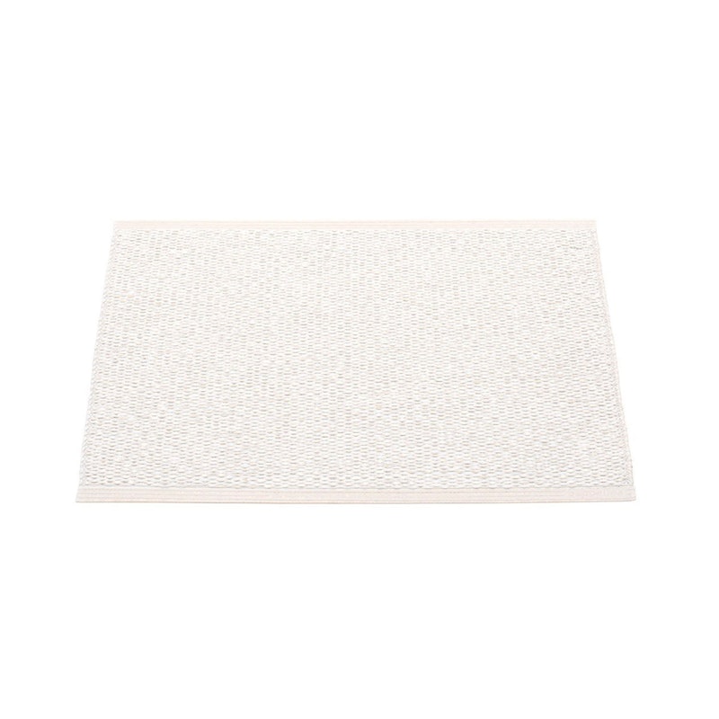 Svea Dörrmatta, 70x50 cm, Metallic White/White