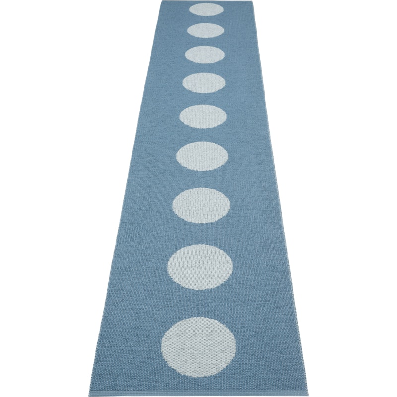 Vera Pop Matta 70x360 cm, River Blue / Blue Fog