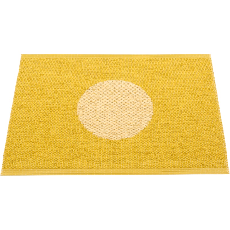 Vera Pop Matta 50x70 cm, Mustard / Pale Yellow
