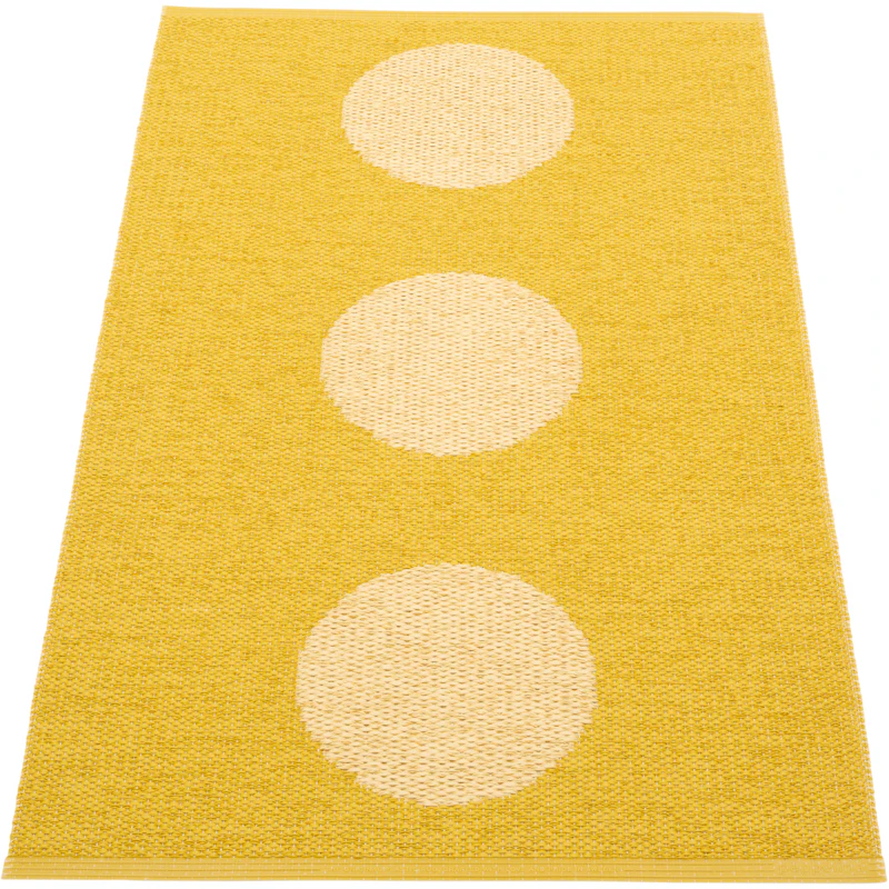 Vera Pop Matta 70x120 cm, Mustard / Pale Yellow