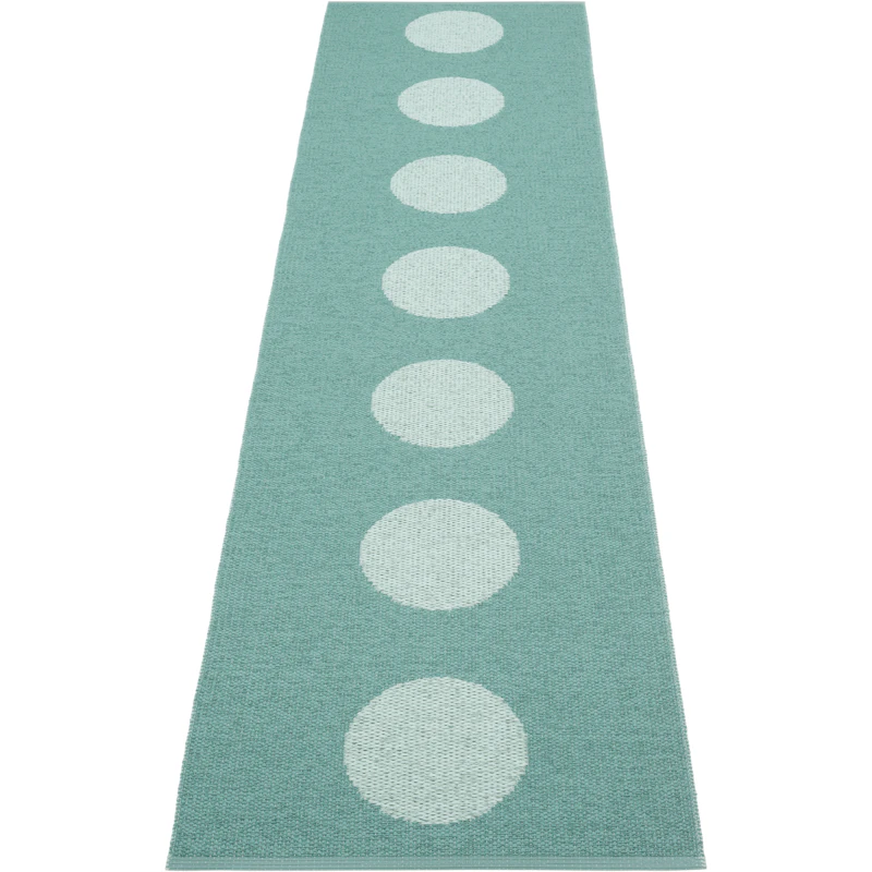 Vera Pop Matta 70x280 cm, Jade / Pale Turquoise