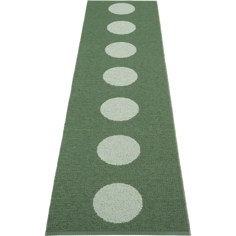 Vera Pop Matta 70x280 cm, Leaf / Misty Mint