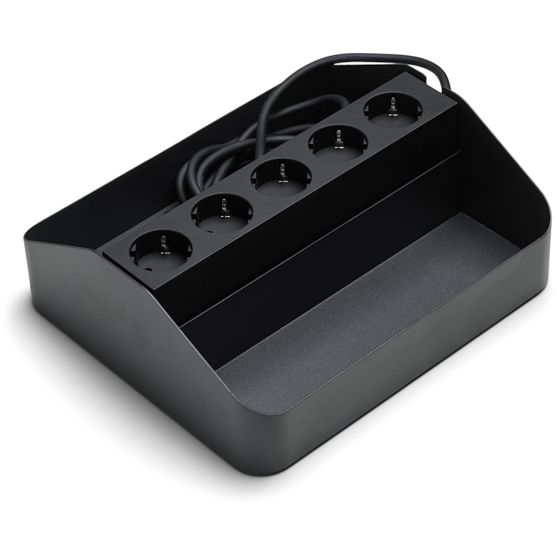 Power Tray Double, Charcoal