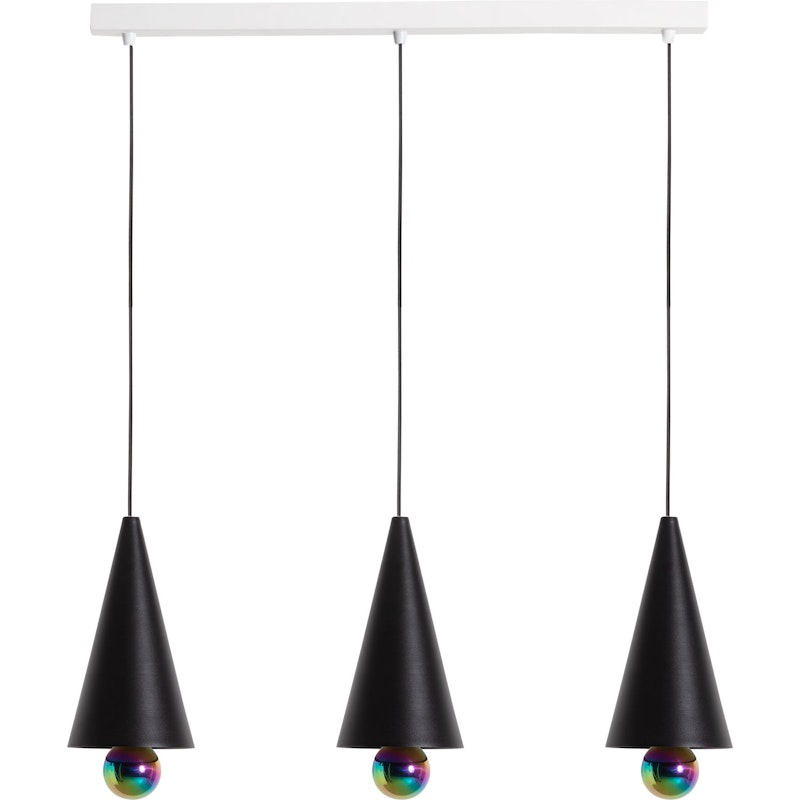 Cherry LED Pendel 3 Pendlar, Svart