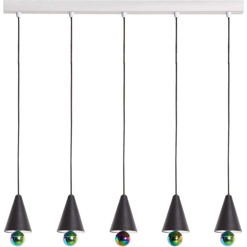 Cherry LED Pendel 5 Pendlar, Svart