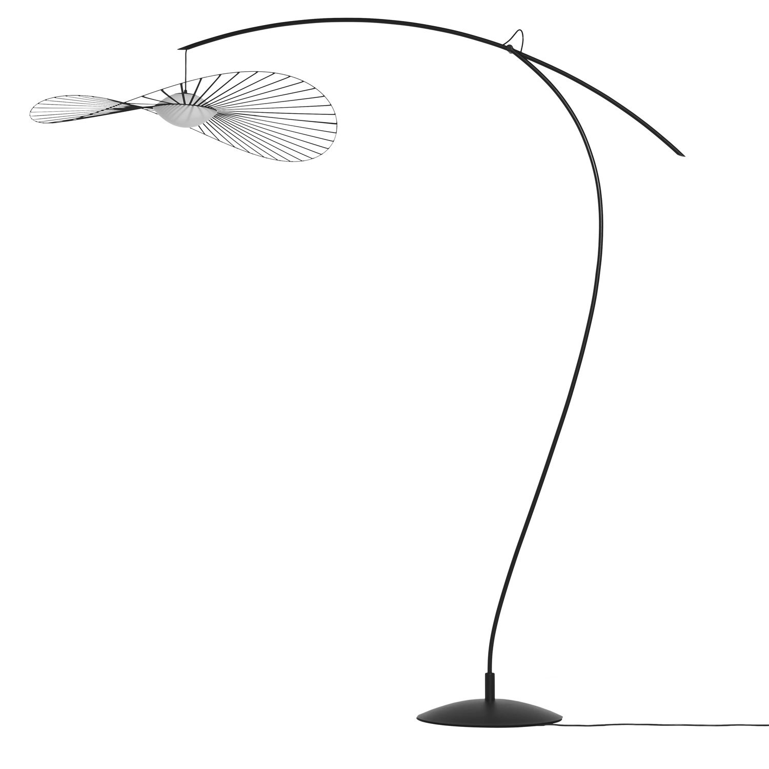 Petite Friture Vertigo Nova Golvlampa Svart / Vit - Golvlampor Stål Svart - L0840903