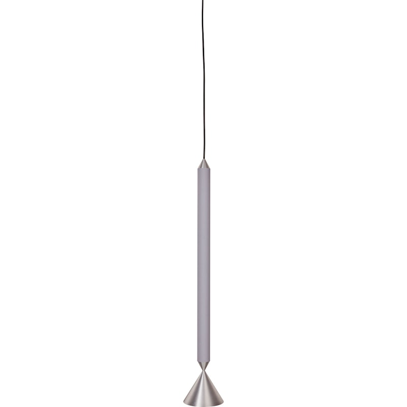 Apollo 59 Pendel, Ljusgrå / Polerat Aluminium
