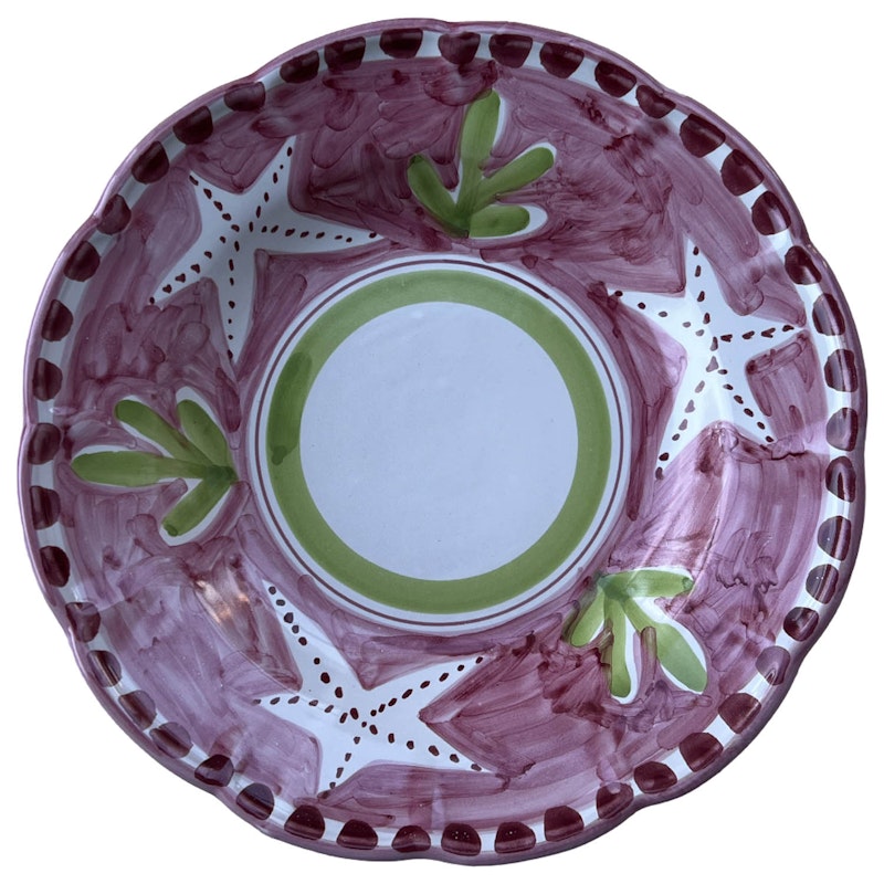 Amalfi Djup Tallrik 23 cm, Rosa
